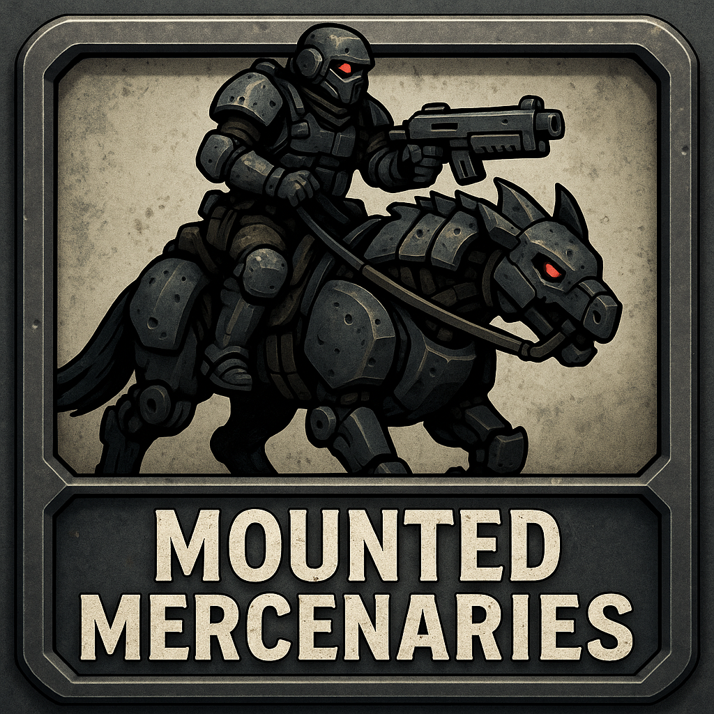 Mercenary Mounted button
